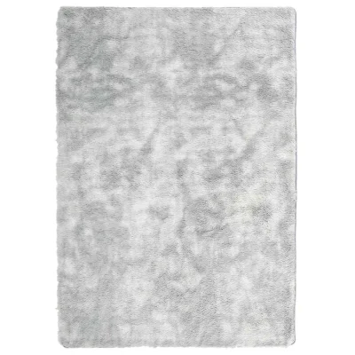 Visoka košata Preproga, Rug svetlo siva 240x340 cm poliester