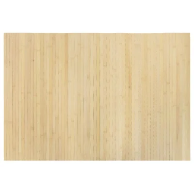 Preproga, Rug pravokotna svetlo naravna 70x100 cm bambus