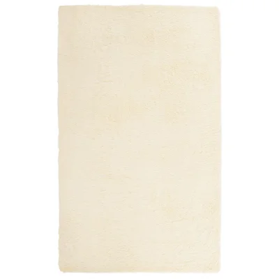 Visoka košata Preproga, Rug krem 80x150 cm poliester