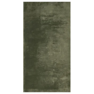 Preproga, Rug s kratkimi vlakni mehka pralna zelena 80x150 cm
