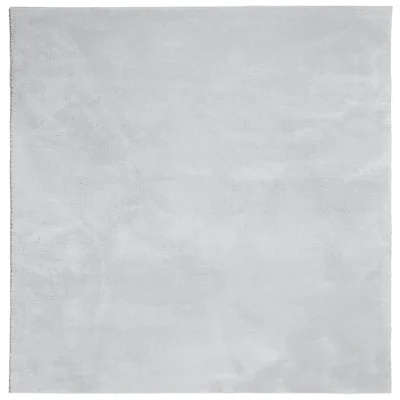 Preproga, Rug s kratkimi vlakni mehka pralna siva 160x160 cm