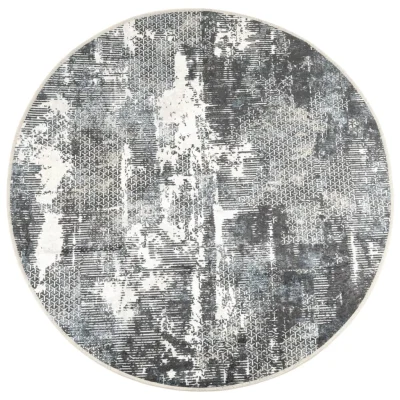 Preproga, Rug pralna večbarvna Ø 120 cm protizdrsna