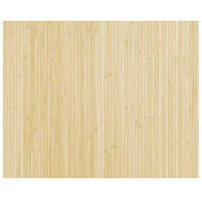 Preproga, Rug pravokotna svetlo naravna 80x100 cm bambus