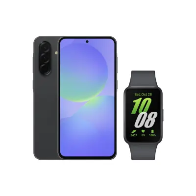 SAMSUNG Galaxy A36 5G 128GB Black + Galaxy FIT3 Gray