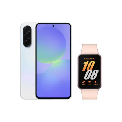 SAMSUNG Galaxy A36 5G 128GB White + Galaxy FIT3 Pink/Gold