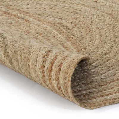 Preproga, Rug iz pletene jute 90 cm okrogla