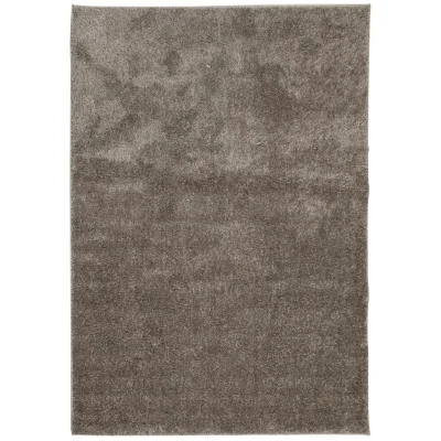 Preproga, Rug visoka vlakna sijoč videz siva 160x230 cm