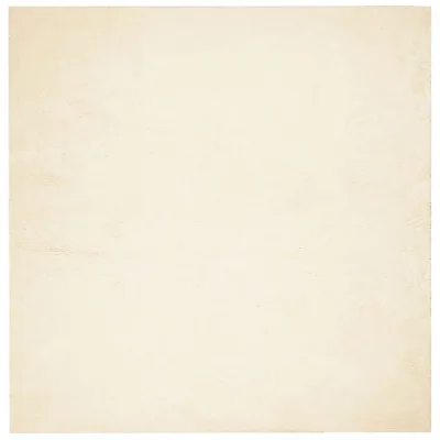 Preproga, Rug s kratkimi vlakni mehka pralna krem 120x120 cm