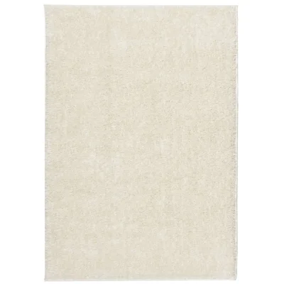 Preproga, Rug visoka vlakna sijoč videz krem 140x200 cm