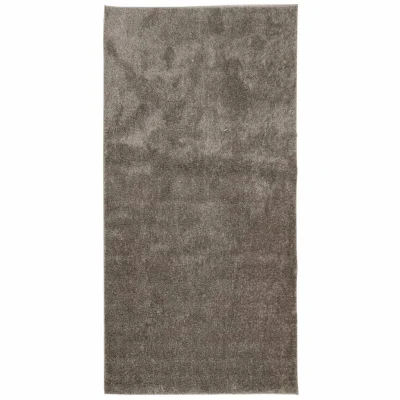 Preproga, Rug visoka vlakna sijoč videz siva 100x200 cm