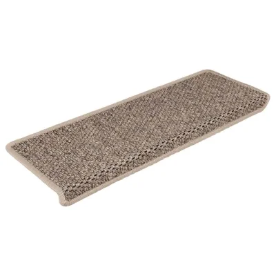 Samolepilne Preproga, Ruge za stopnice sisal 15 kosov 65x21x4 cm