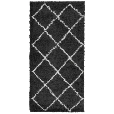 Košata Preproga, Rug moderna črna in krem 100x200 cm