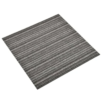 Talna obloga Preproga, Rug 20 kosov 5 m² 50x50 cm črtasta antracitna