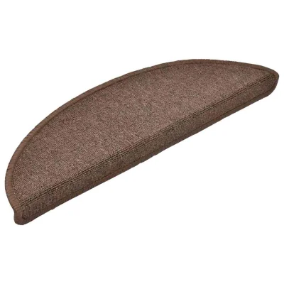 Preproga, Rug za stopnice 20 kosov kava rjava 56x17x3 cm