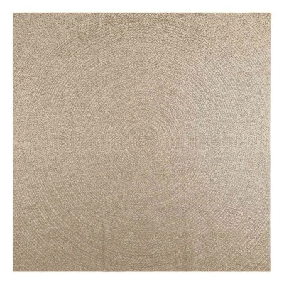 Rug, Preproga Bež 240x240 cm Juta videz Notranje in zunanje
