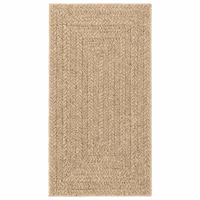Rug, Preproga Bež 80x150 cm Juta videz Notranje in zunanje