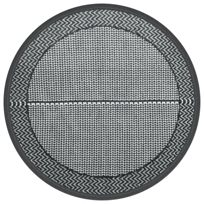 Zunanja Preproga, Rug siva Ø120 cm PP