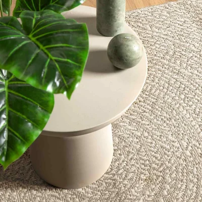 Rug, Preproga Cream 80x150 cm Juta videz Notranje in zunanje