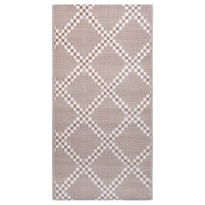 Zunanja Preproga, Rug rjava 80x150 cm PP