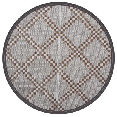 Zunanja Preproga, Rug rjava Ø160 cm PP