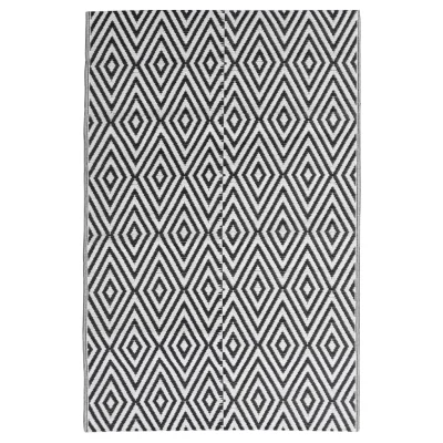 Zunanja Preproga, Rug črna 140x200 cm PP