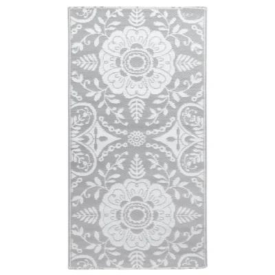 Zunanja Preproga, Rug svetlo siva 80x150 cm PP