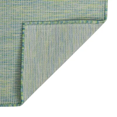 Zunanja Preproga, Rug ploščato tkanje 200x280 cm turkizna