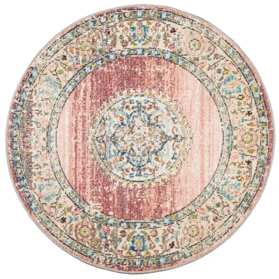Preproga, Rug notranja in zunanja vintage Ø 200 cm