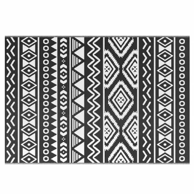 Zunanja Preproga, Rug črna 160x230 cm PP