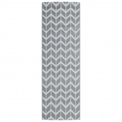 Zunanja Preproga, Rug siva 80x250 cm PP