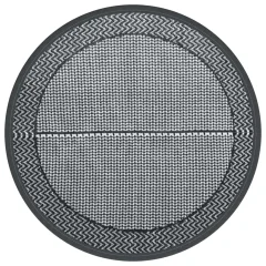 Zunanja Preproga, Rug siva Ø160 cm PP