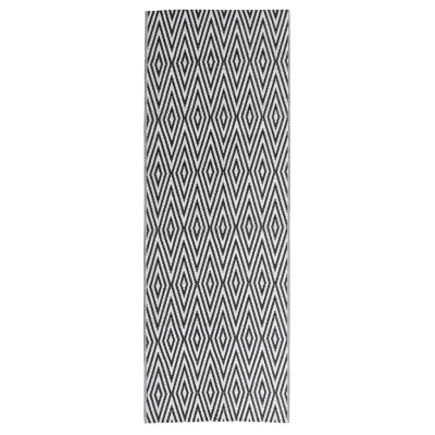 Zunanja Preproga, Rug črna 80x250 cm PP