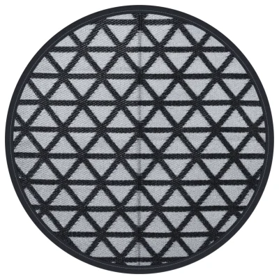 Zunanja Preproga, Rug črna Ø160 cm PP