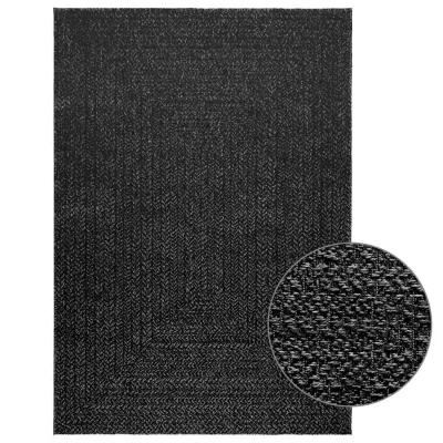 Preproga, Rug antracit 120x170 cm videz jute notranja/zunanja