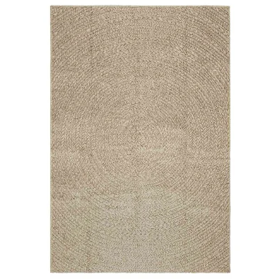 Rug, Preproga Bež 140x200 cm Juta videz Notranje in zunanje