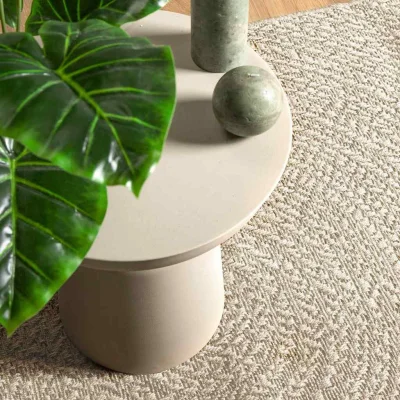 Rug, Preproga Cream 80x200 cm Juta videz Notranje in zunanje