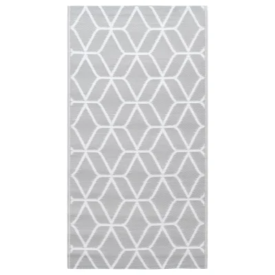 Zunanja Preproga, Rug siva 190x290 cm PP