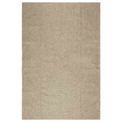 Rug, Preproga Bež 160x230 cm Juta videz Notranje in zunanje