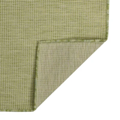 Zunanja Preproga, Rug ploščato tkanje 160x230 cm zelena