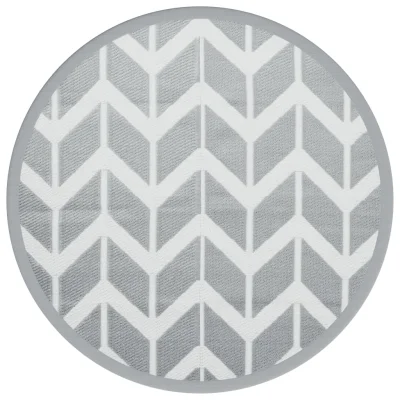 Zunanja Preproga, Rug siva Ø200 cm PP