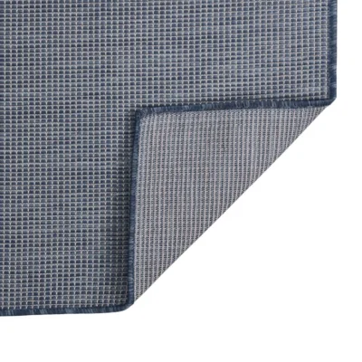 Zunanja Preproga, Rug ploščato tkanje 200x280 cm modra