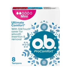 O.B. ProComfort Mini Tamponi, 8 kosov