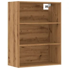 vidaXL Viseča stenska omarica artisan hrast 69,5x32,5x90 cm