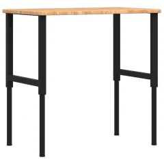 vidaXL Delovna miza rjava 100x60x(71,5-98) cm hrastovina pravokotna