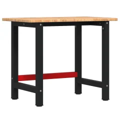 vidaXL Delovna miza svetlo rjava 100x60x81,5 cm hrastovina pravokotna