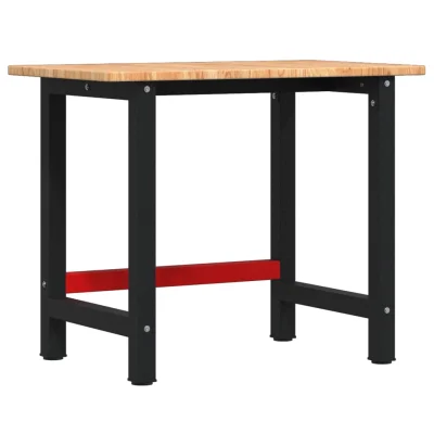 vidaXL Delovna miza svetlo rjava 100x60x81,5 cm hrastovina pravokotna