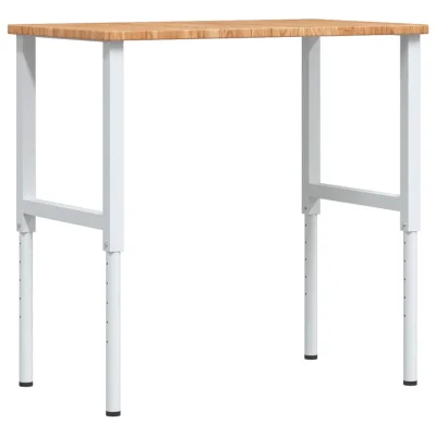 vidaXL Delovna miza rjava 100x60x(71,5-98) cm hrastovina pravokotna