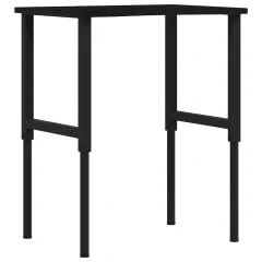 vidaXL Delovna miza temno rjava 80x60x(71,5-98) cm trdna hrastovina
