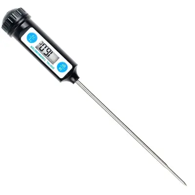 Črni Kuhalni Termometer, Kuhinjski Termometer Digitalni Digitalni Termometer Z Dolgo Sondo In Lcd