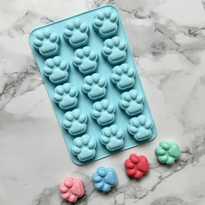 Marshmallow Bear Silikonski Kalupi, 15 Oblik Za Čokolado In Torte, Prilagodljiv Pripomoček Za Pecivo, Pečica In Zamrzovalnik